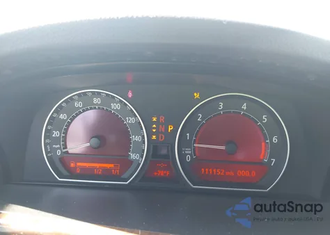 2007 BMW 750Li из США, поврежденный, VIN WBAHN83557DT66840